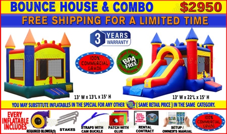 Bounce House & Combo Special