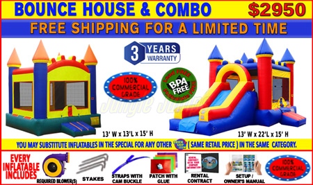 Inflatable Bounce House & Combo Special SP02-0125 image 1